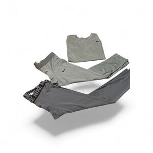 Nike men’s Heather Gray Sportswear Ensemble